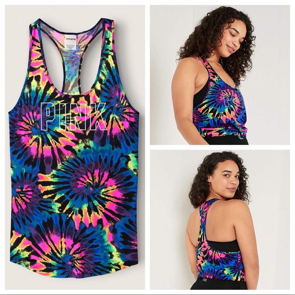 VS PINK ULTIMATE KNIT RACERBACK TANK XL